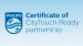 Grafik Abbildung des Philips Logos Certificate of City Touch partnership
